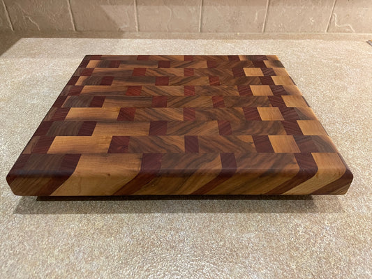Beautiful, handmade, hardwood, custom cutting board